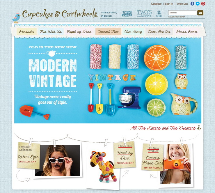Cupcakes Home Page